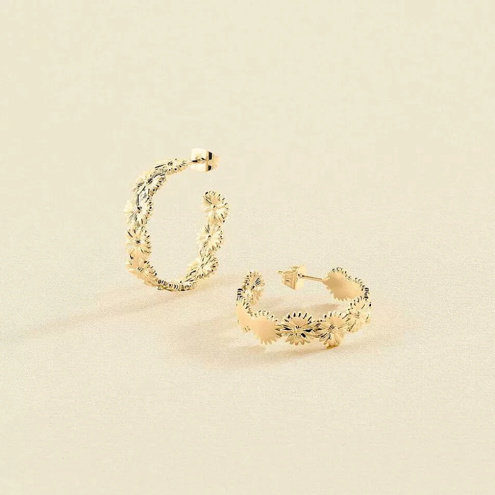 AGATHA Hoops Blossom-Golden
