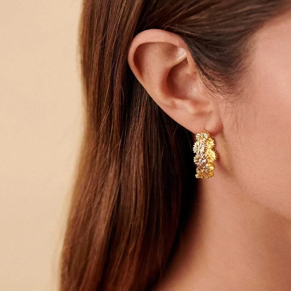 AGATHA Hoops Blossom-Golden