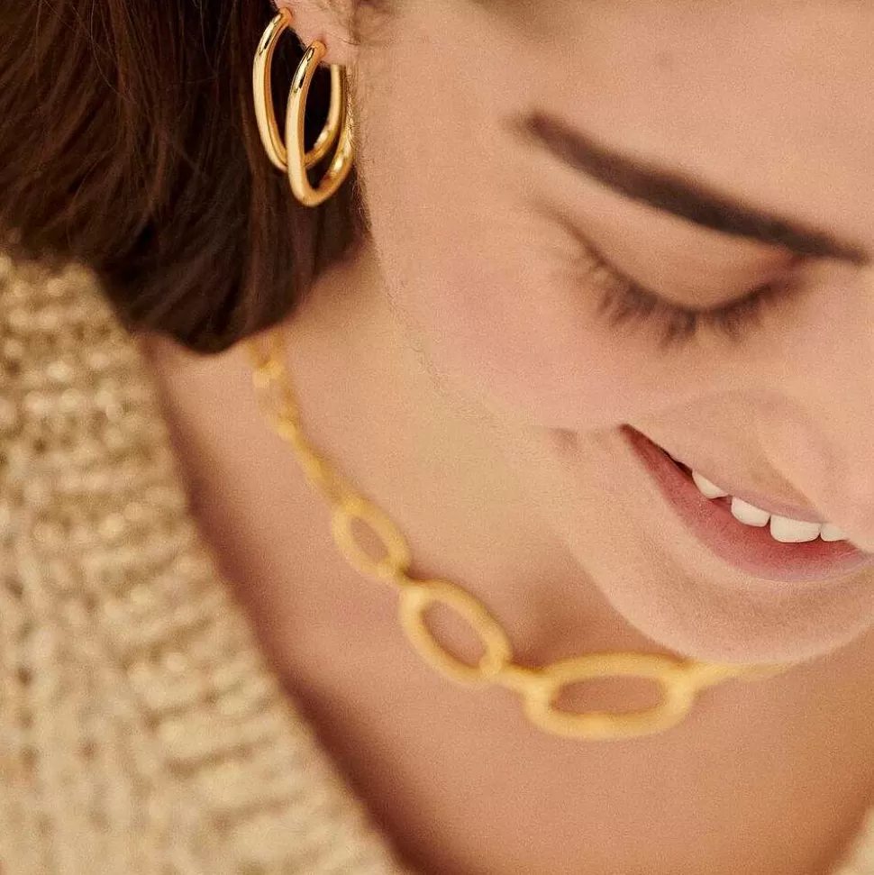 AGATHA Hoops Chain-Golden