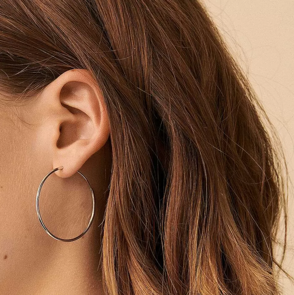 AGATHA Hoops Creola-Silver