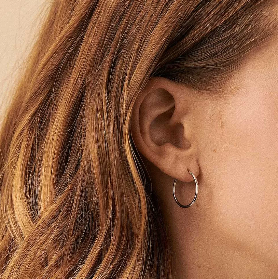 AGATHA Hoops Creola-Silver