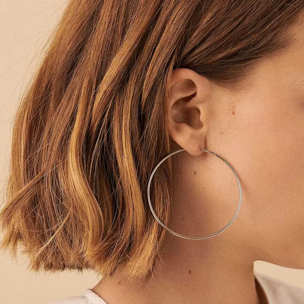 AGATHA Hoops Creola-Silver