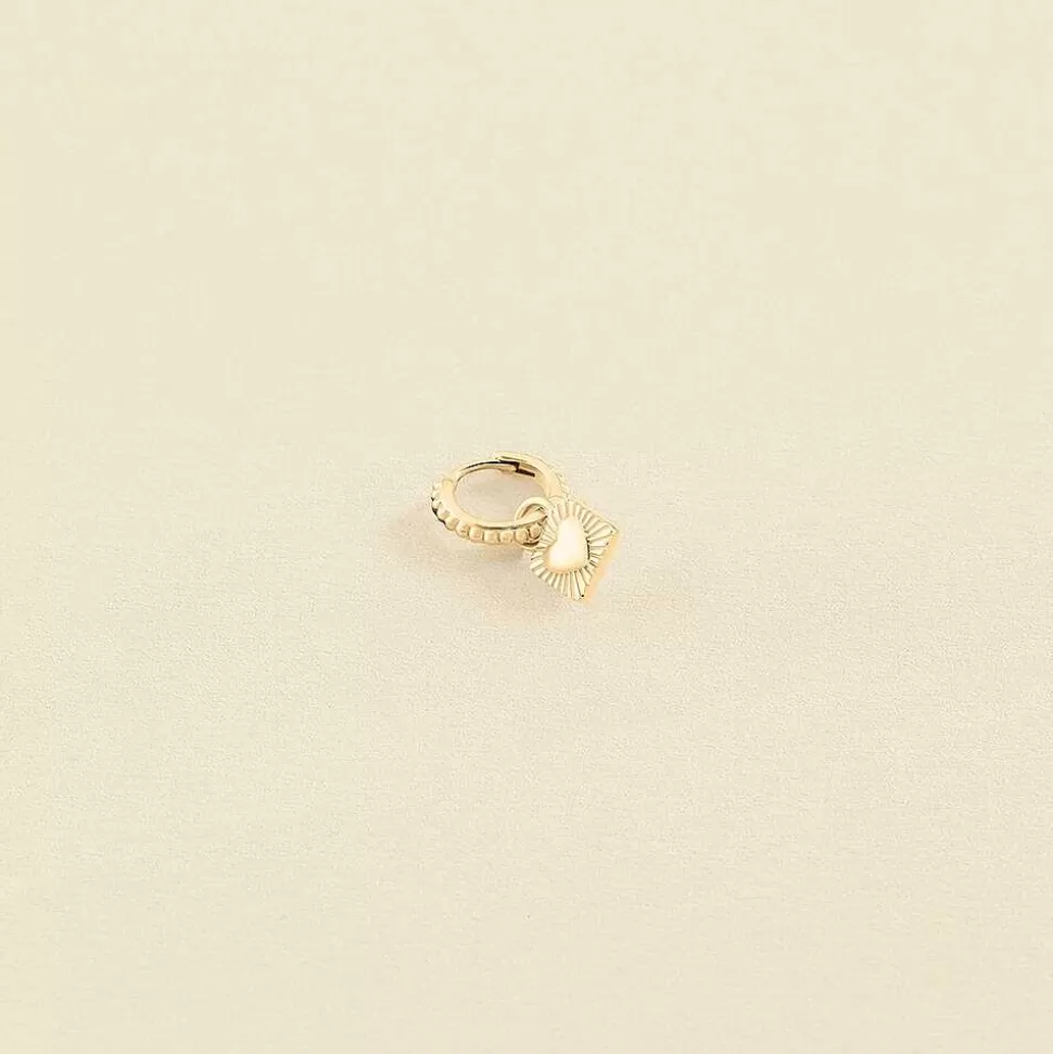 AGATHA Hoops Diamonds-Gold/Gun
