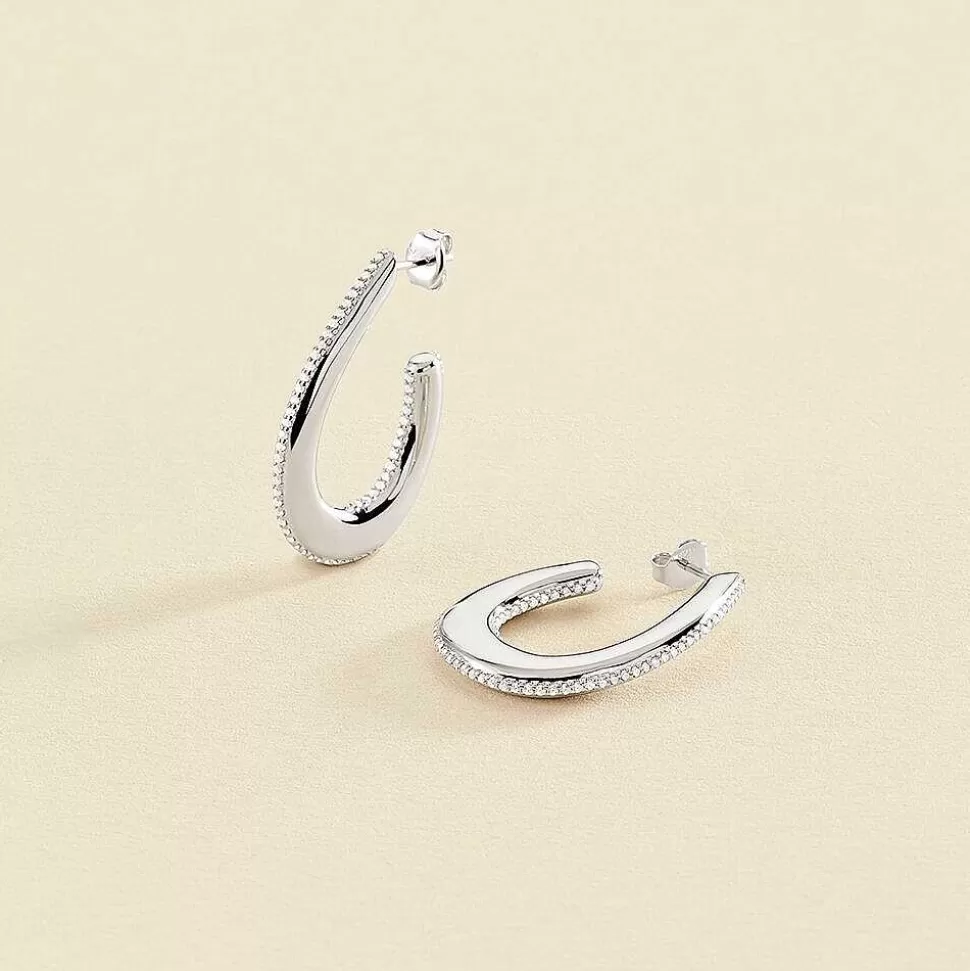 AGATHA Hoops Gemini-Crystal/Silver