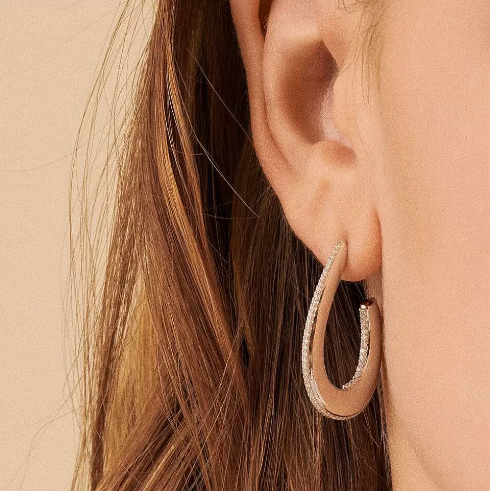 AGATHA Hoops Gemini-Crystal/Silver