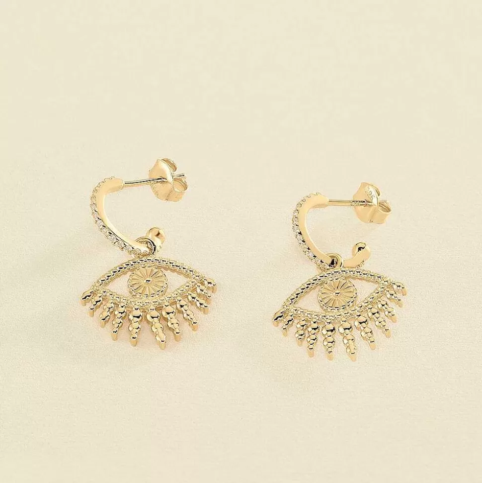 AGATHA Hoops Lucky Eye-Green/Golden
