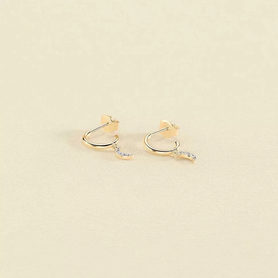 AGATHA Hoops Mahina-Crystal/Golden