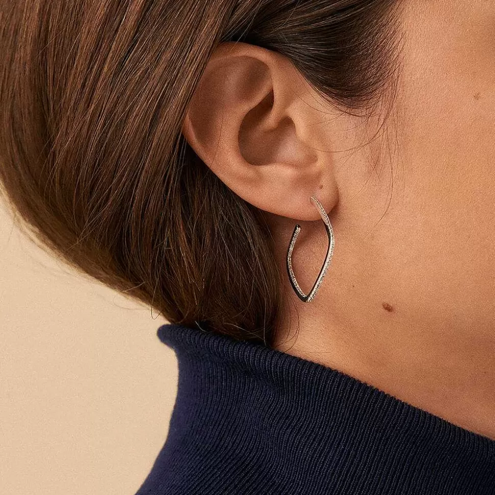 AGATHA Hoops Sissi-Crystal/Silver