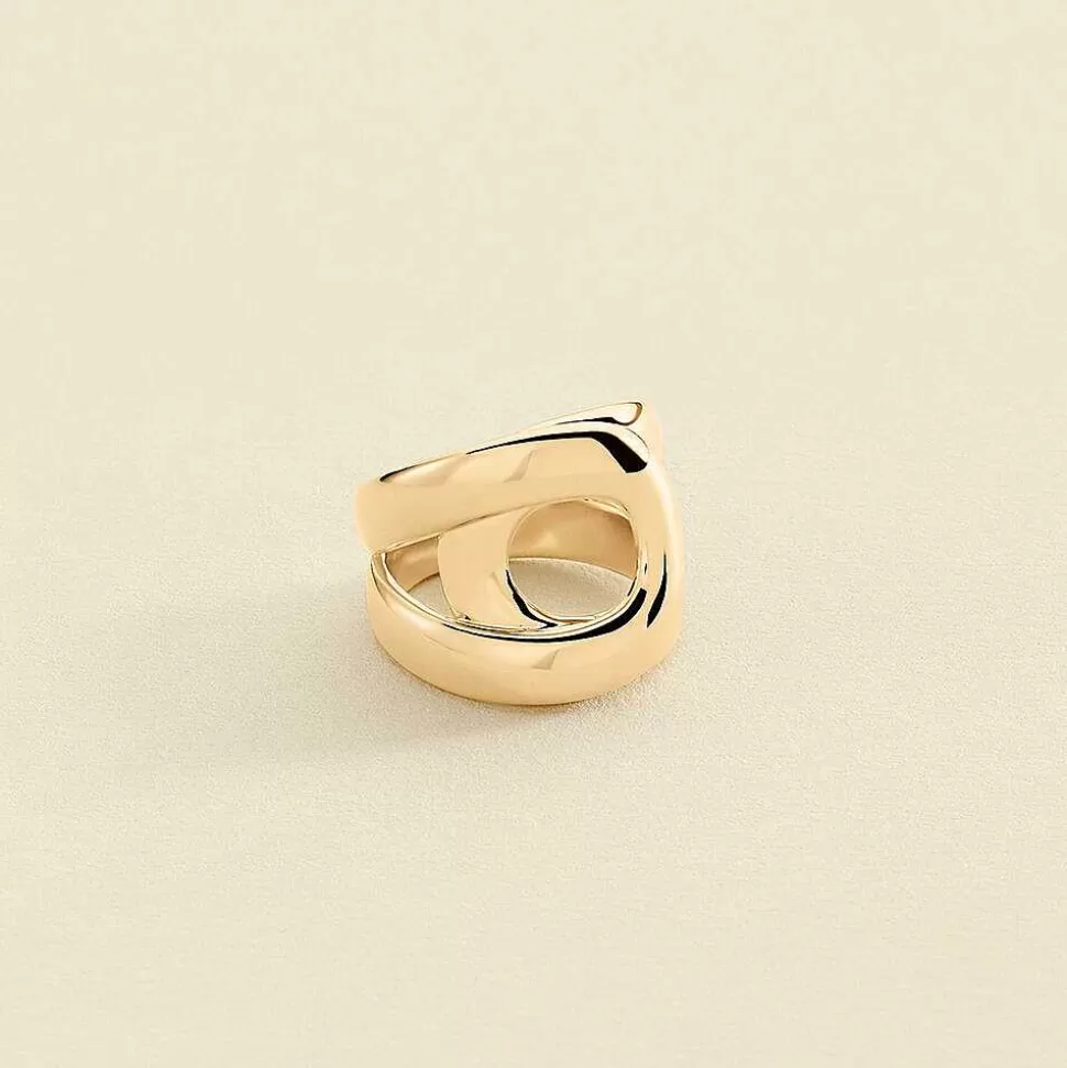 AGATHA Large Ring Curve-Golden