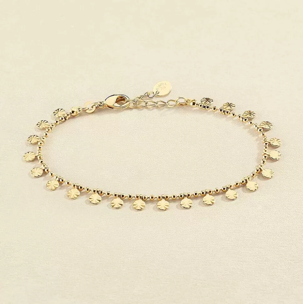 AGATHA Link Bracelet Ariel-Crystal/Golden