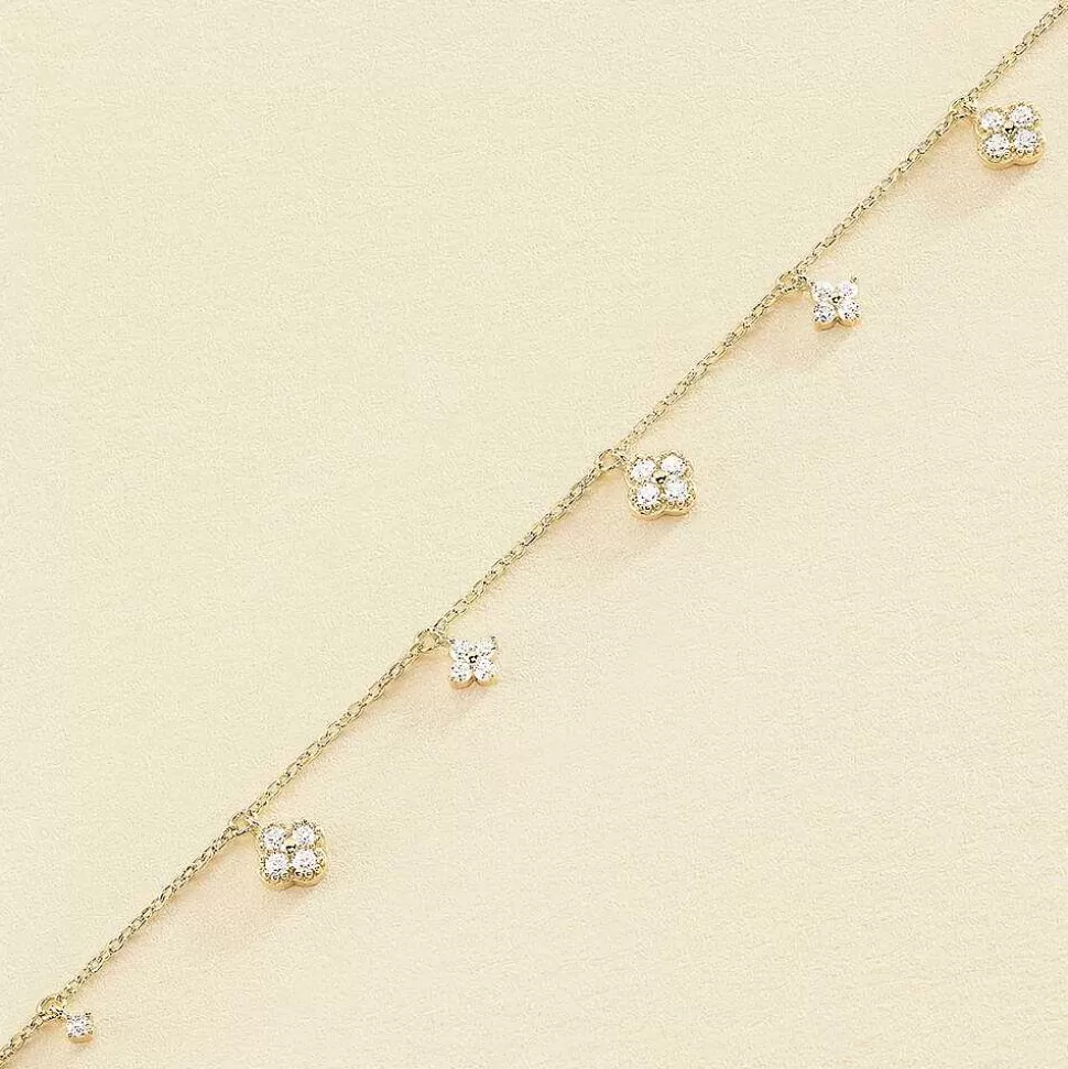 AGATHA Link Bracelet Beloved-Crystal/Golden