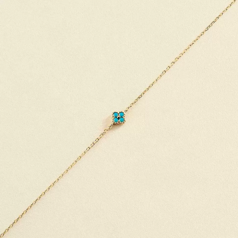 AGATHA Link Bracelet Beloved-Turquoise/Gold