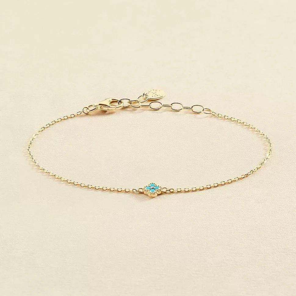AGATHA Link Bracelet Beloved-Turquoise/Gold