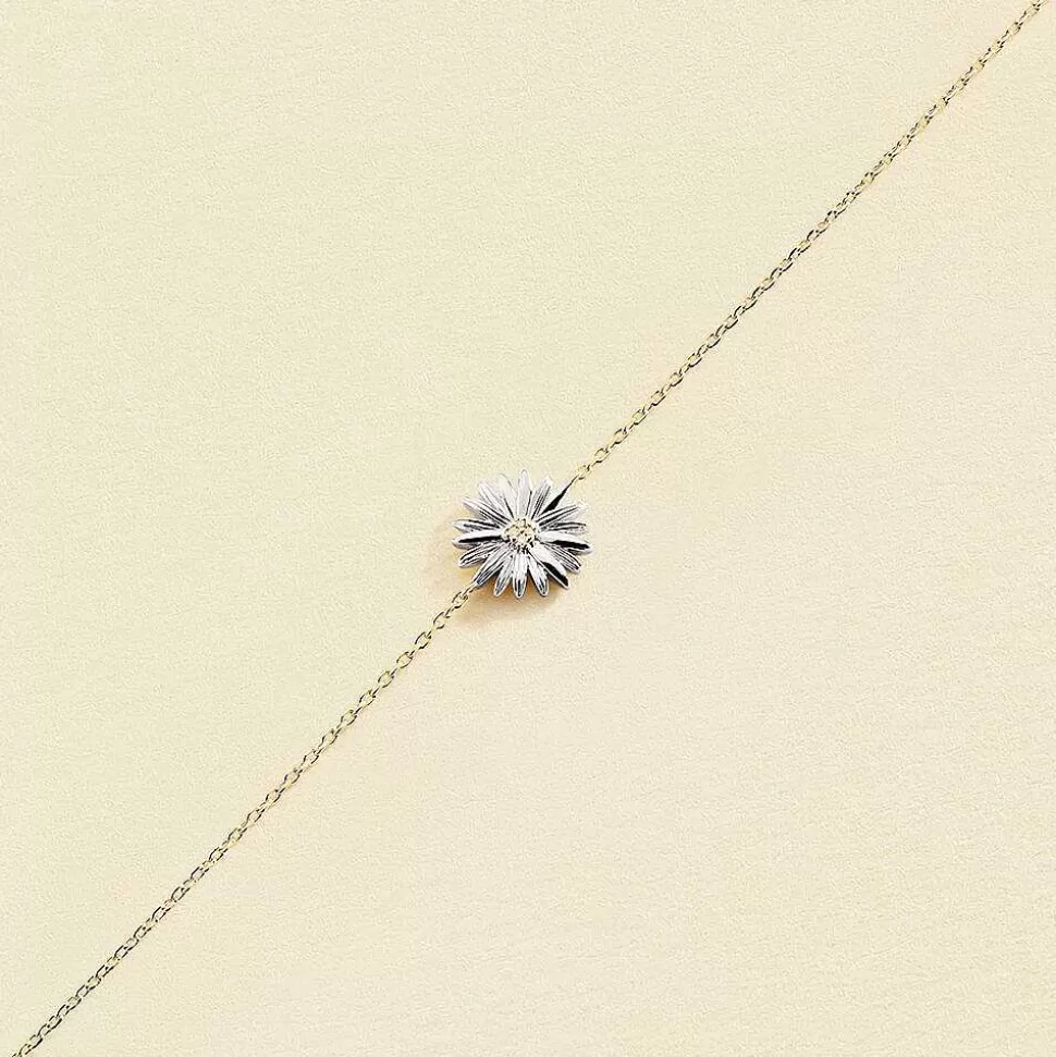 AGATHA Link Bracelet Blossom-Gold/Silver