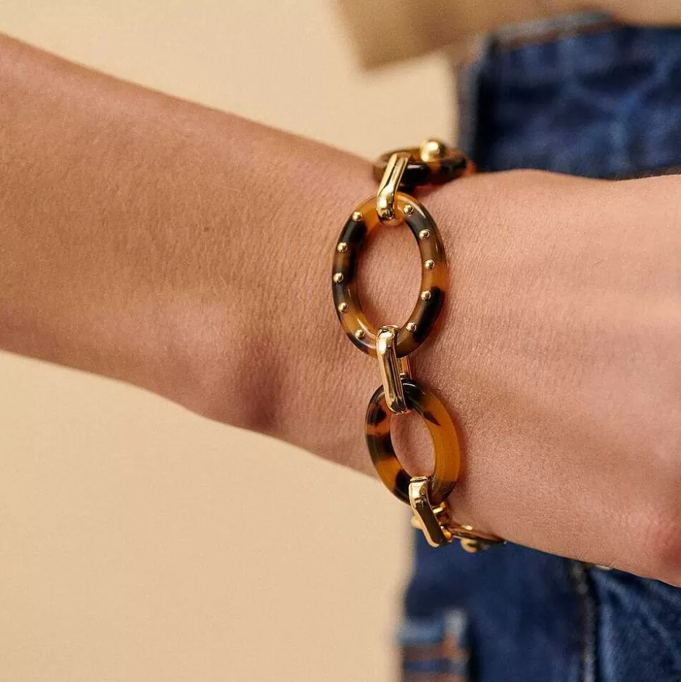 AGATHA Link Bracelet Boucle-Scale/Golden