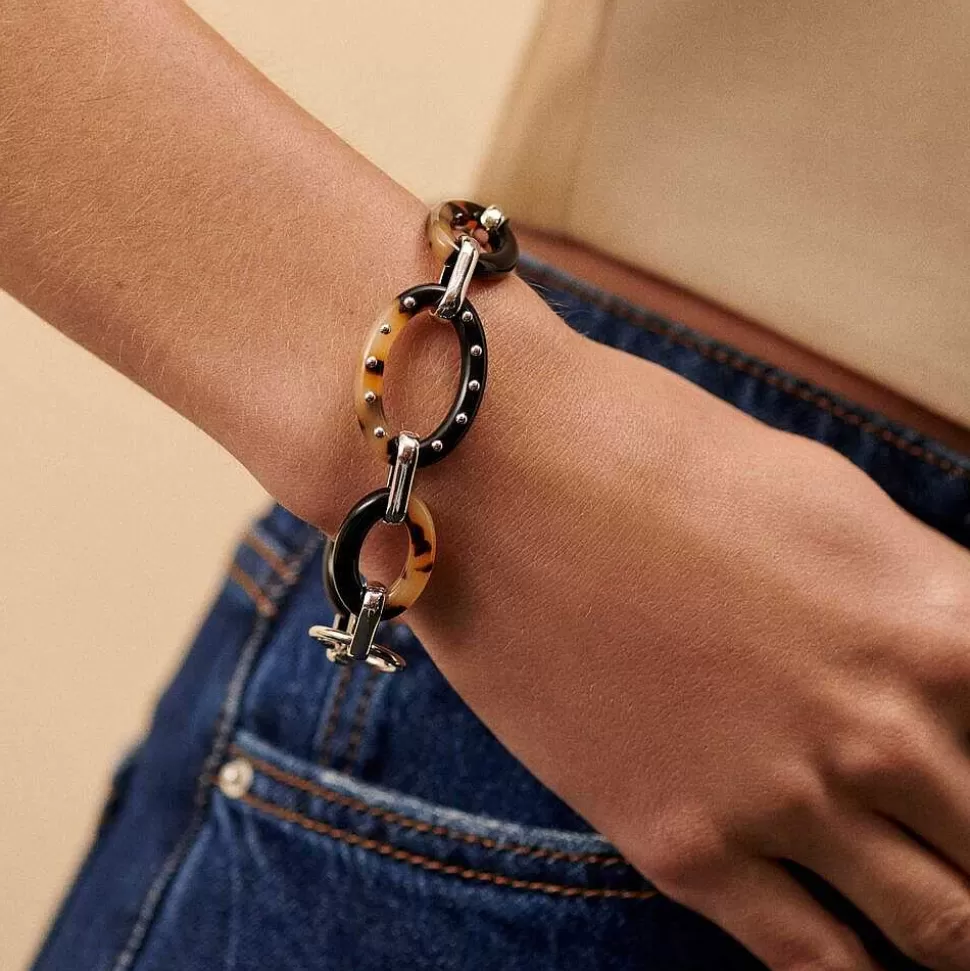 AGATHA Link Bracelet Boucle-Tortoise/Black