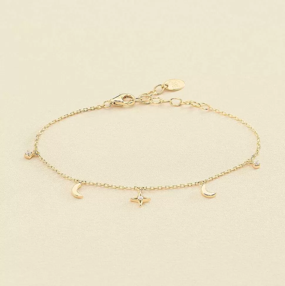 AGATHA Link Bracelet Galaxy-Crystal/Golden