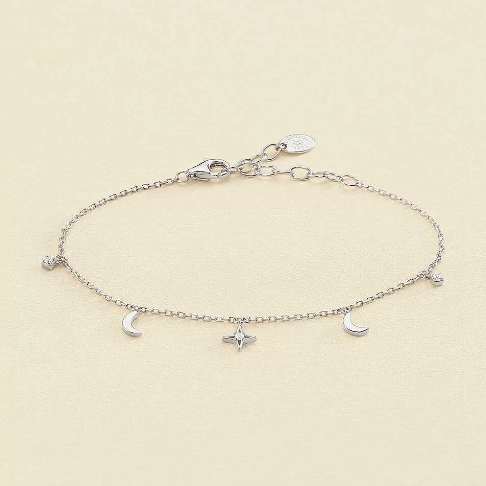 AGATHA Link Bracelet Galaxy-Crystal/Silver