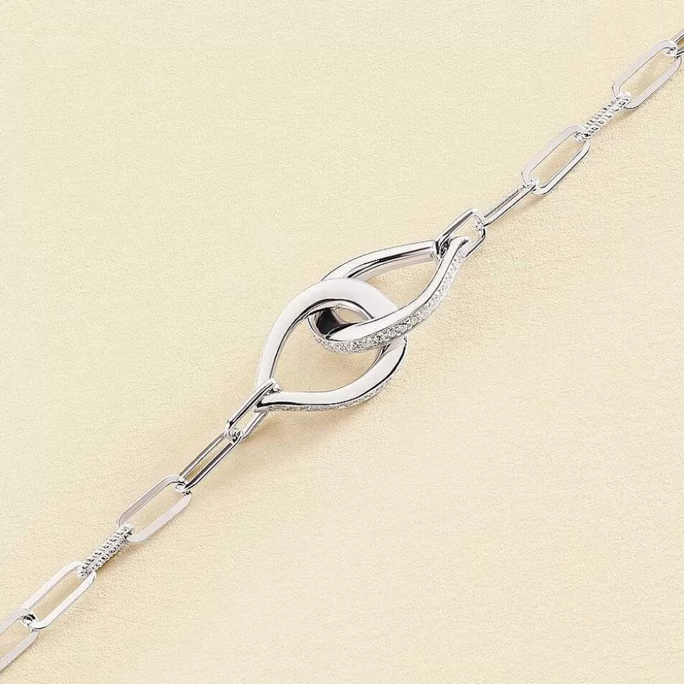 AGATHA Link Bracelet Gemini-Crystal/Silver