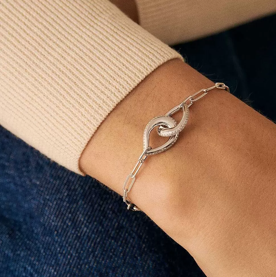 AGATHA Link Bracelet Gemini-Crystal/Silver