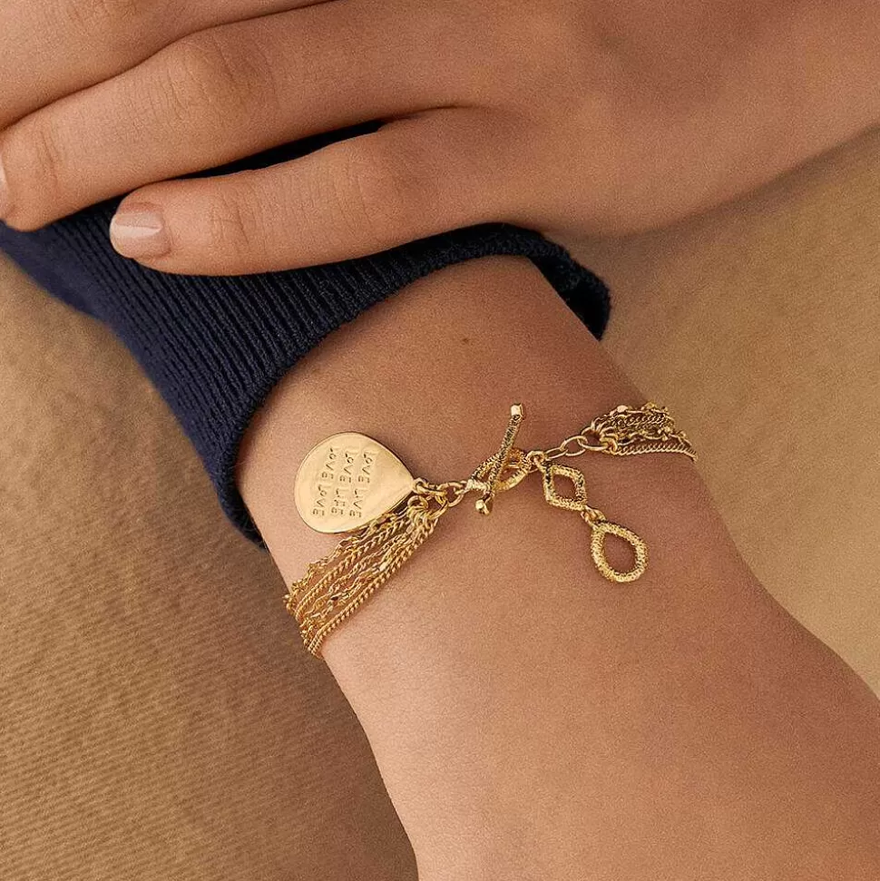 AGATHA Link Bracelet Nebet-Golden