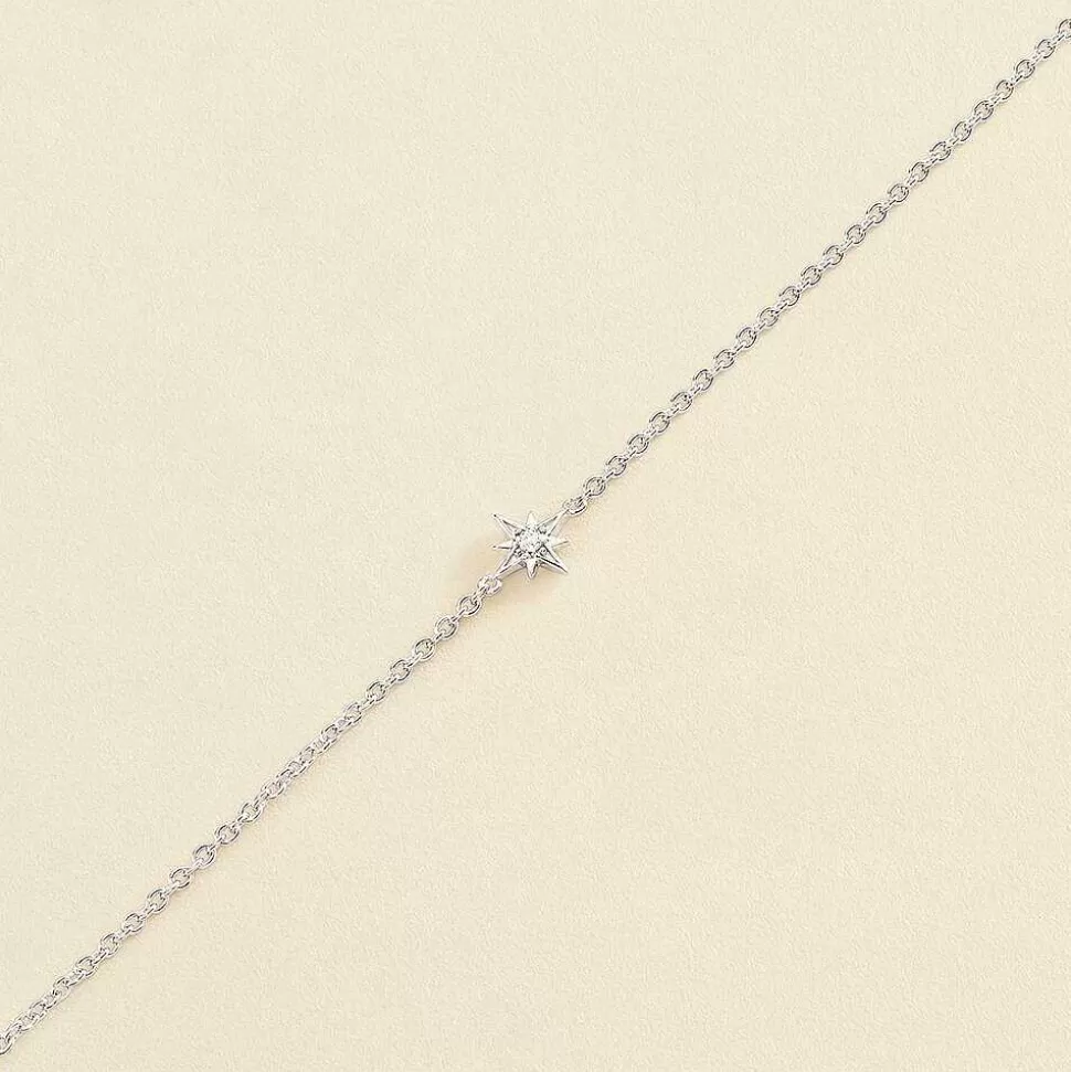 AGATHA Link Bracelet Ourse-Crystal/Silver
