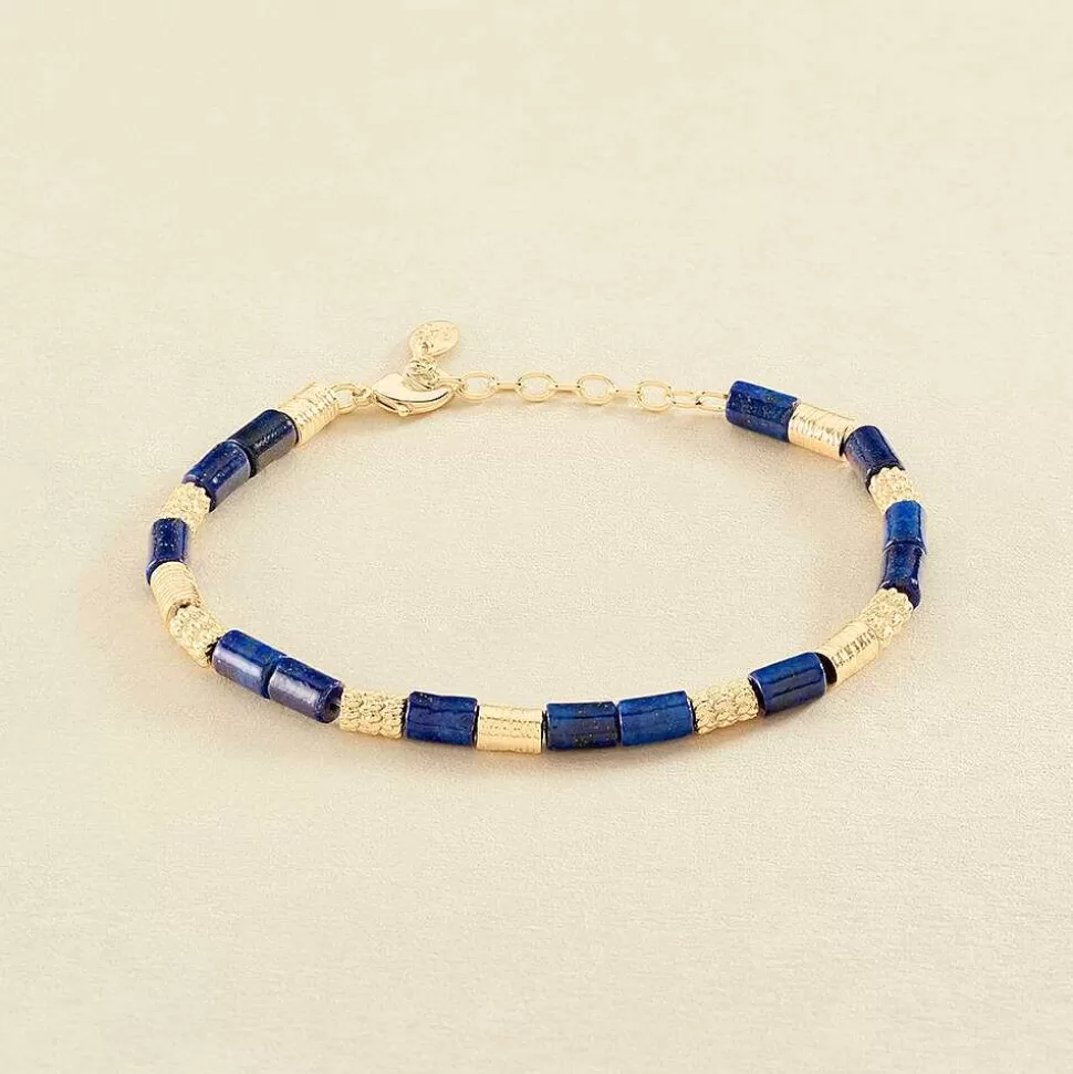 AGATHA Link Bracelet Petra-Lapis/Gold