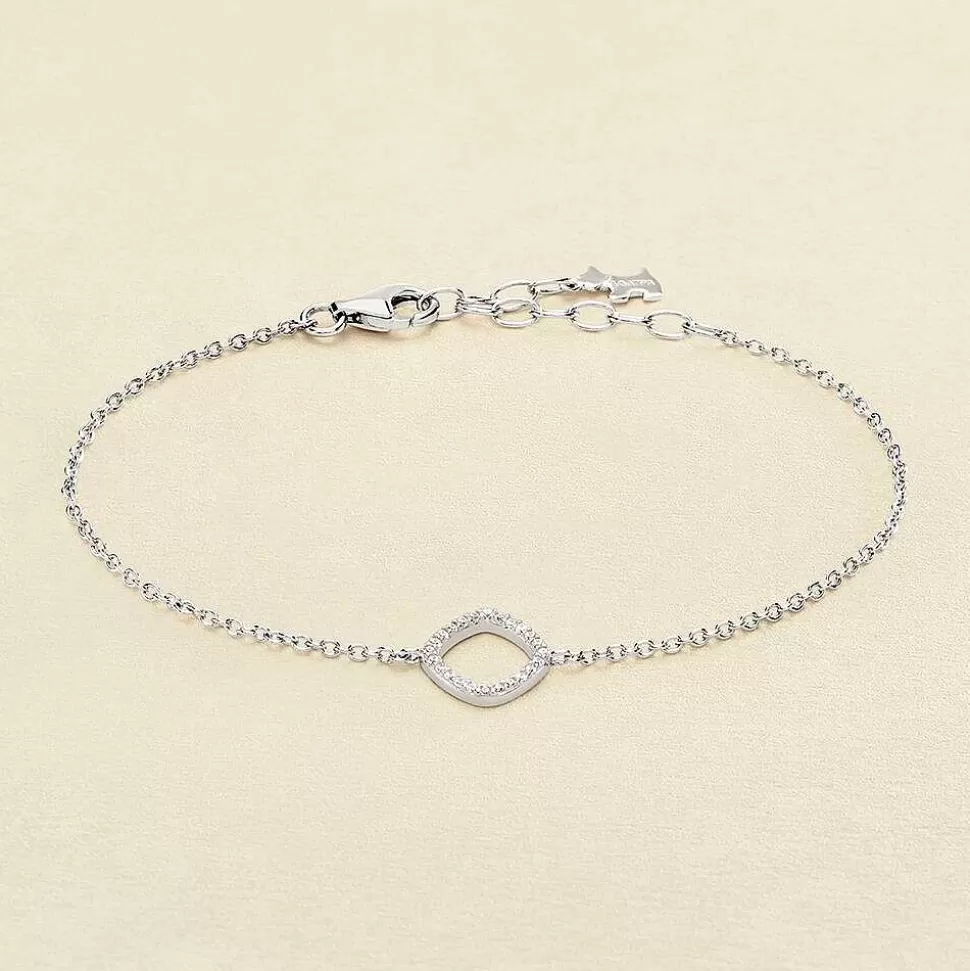 AGATHA Link Bracelet Sissi-Crystal/Silver