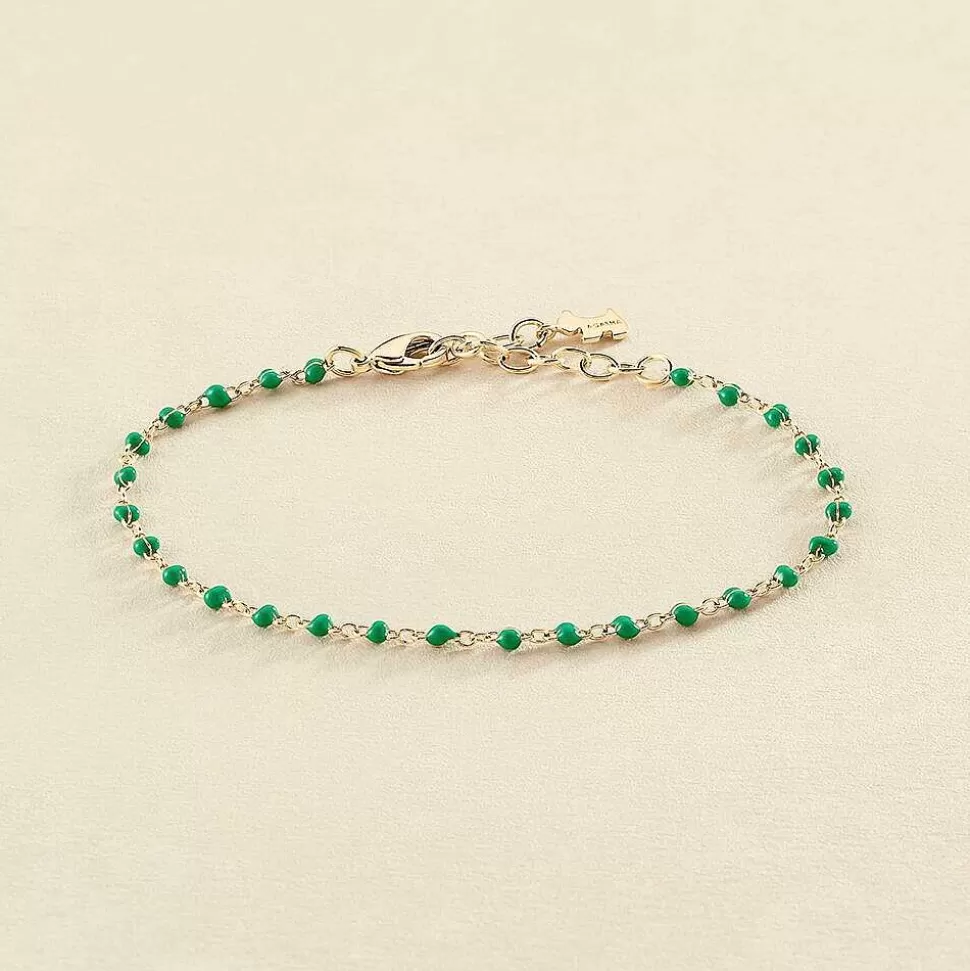 AGATHA Link Bracelet Smarty-Green/Golden