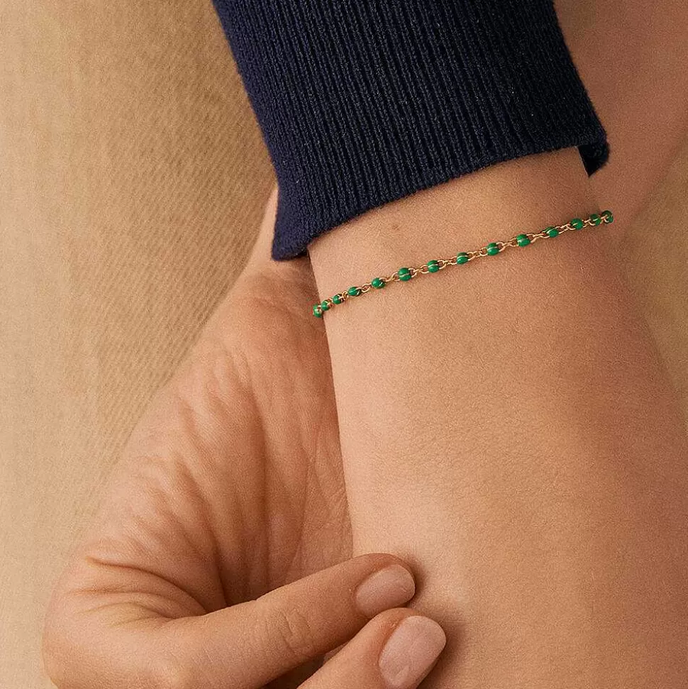 AGATHA Link Bracelet Smarty-Green/Golden