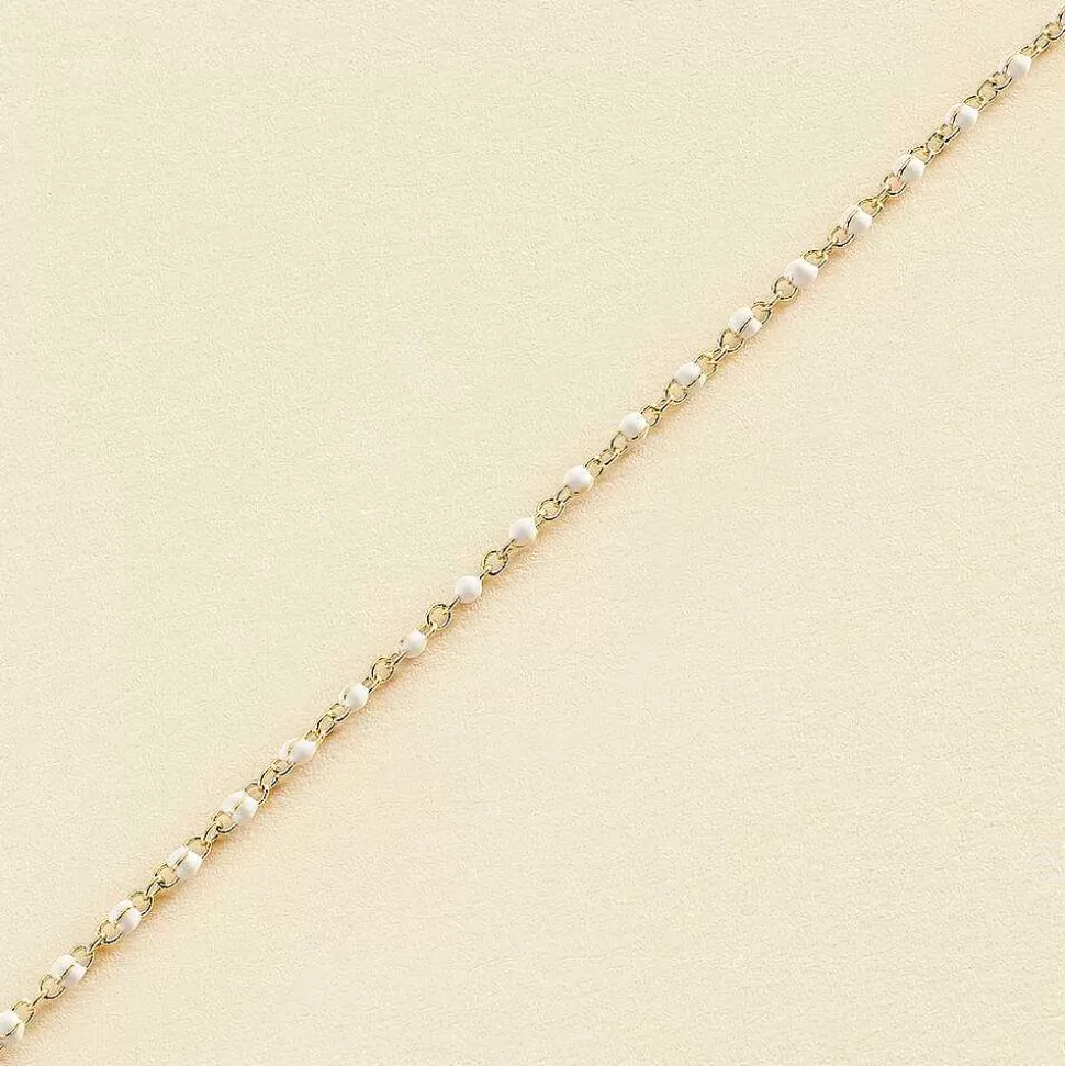 AGATHA Link Bracelet Smarty-White/Gold