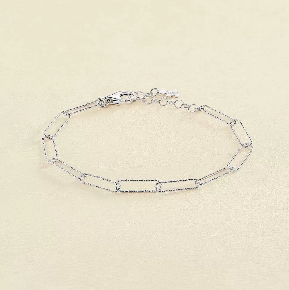 AGATHA Link Bracelet Solea-Silver
