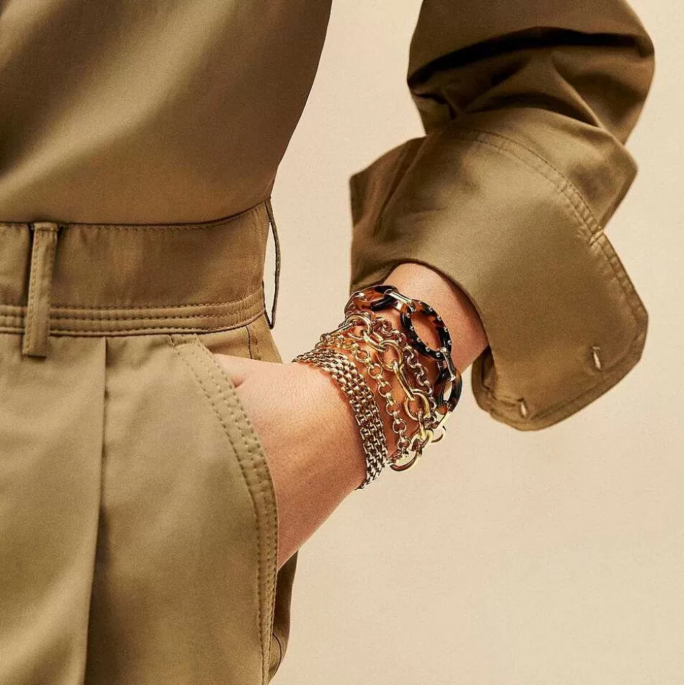 AGATHA Link Bracelet Twiggy-Golden