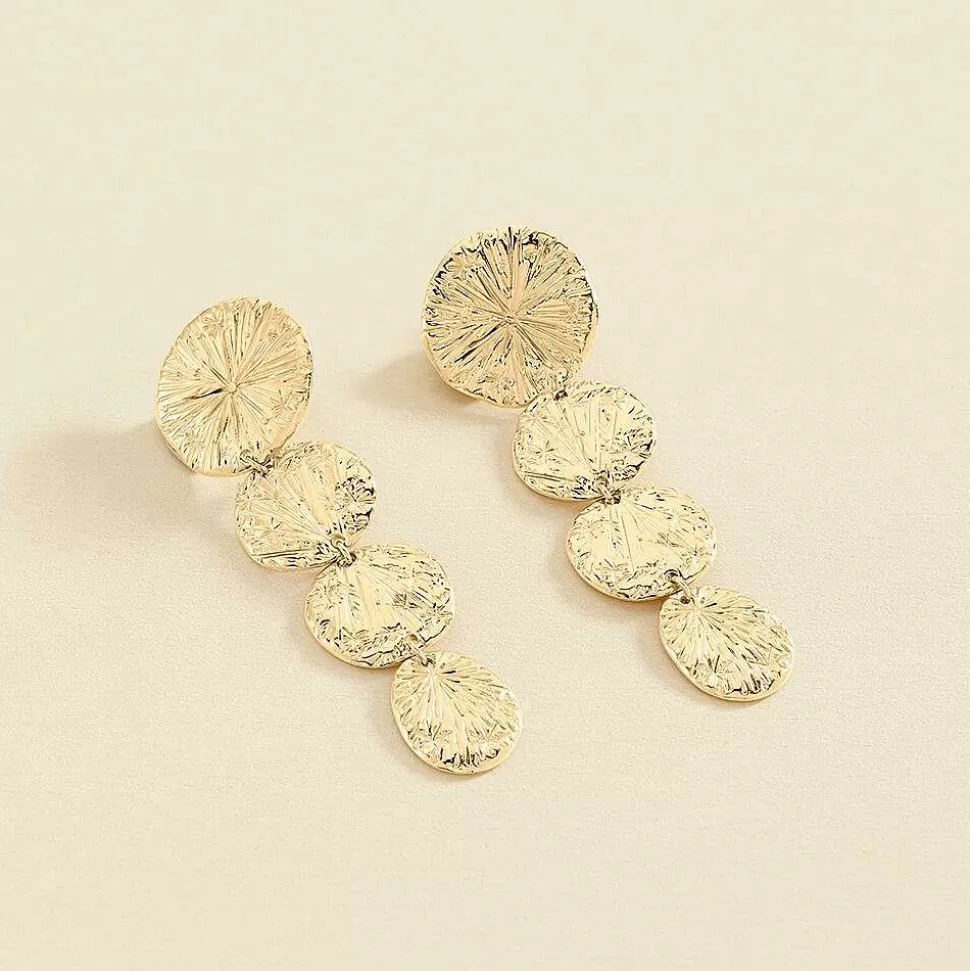 AGATHA Long Earrings Astree-Golden
