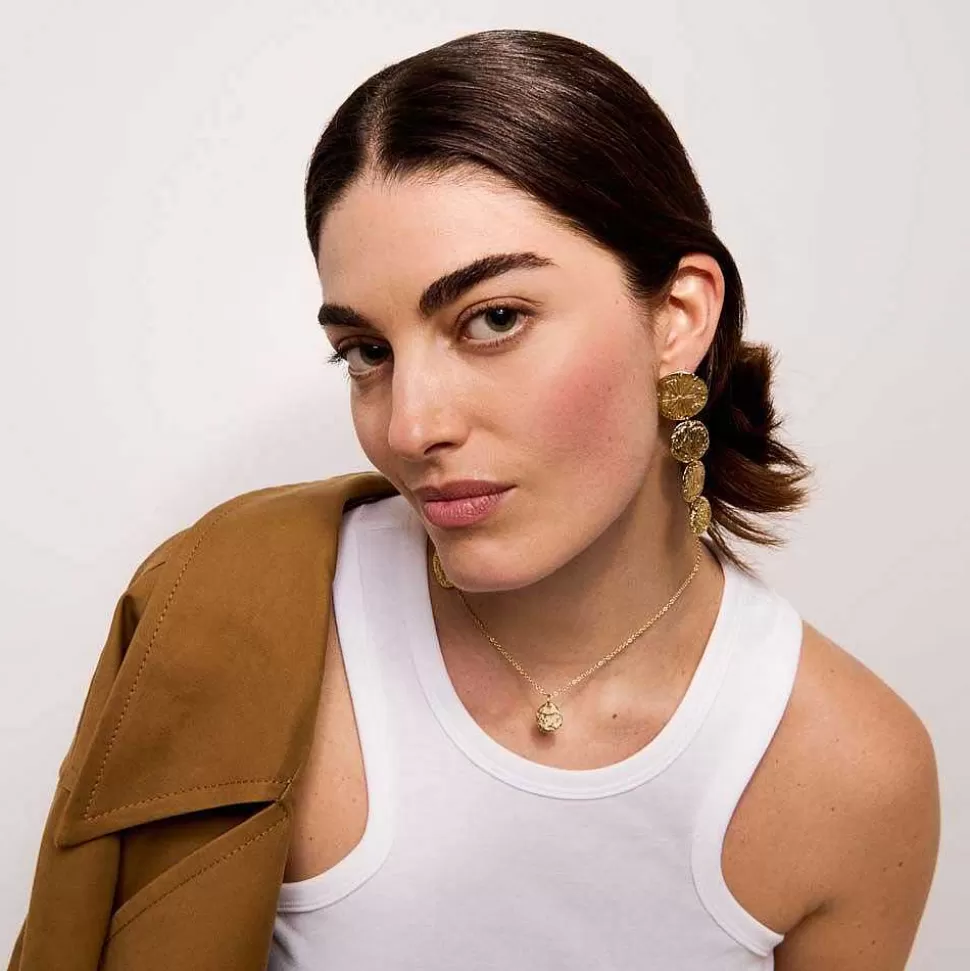 AGATHA Long Earrings Astree-Golden