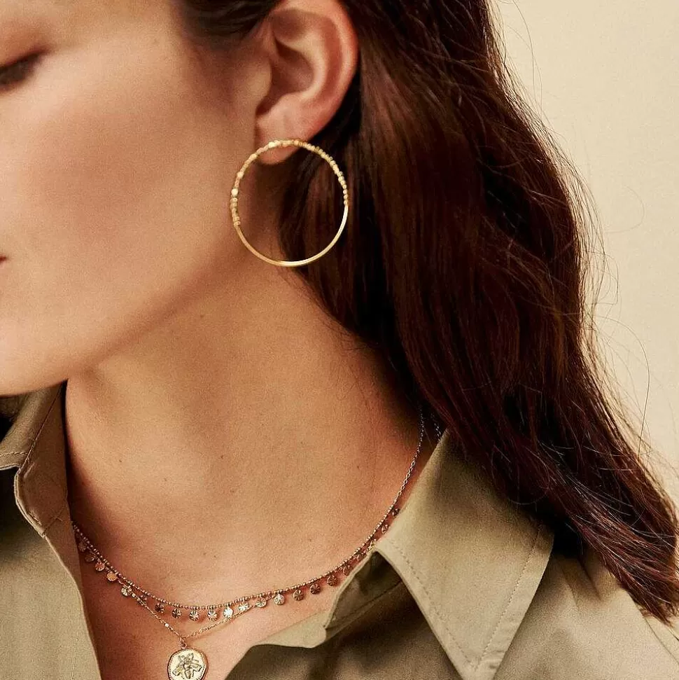 AGATHA Long Earrings Creobill-Golden