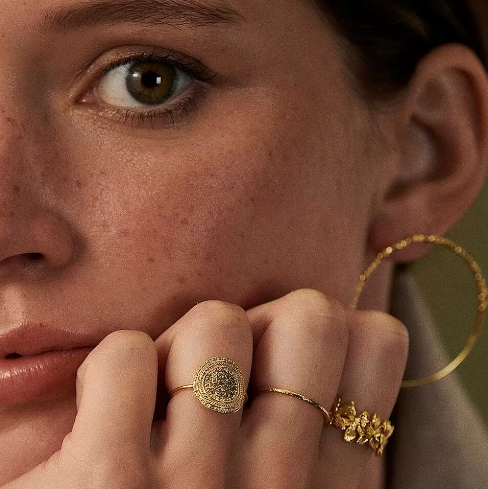AGATHA Long Earrings Creobill-Golden