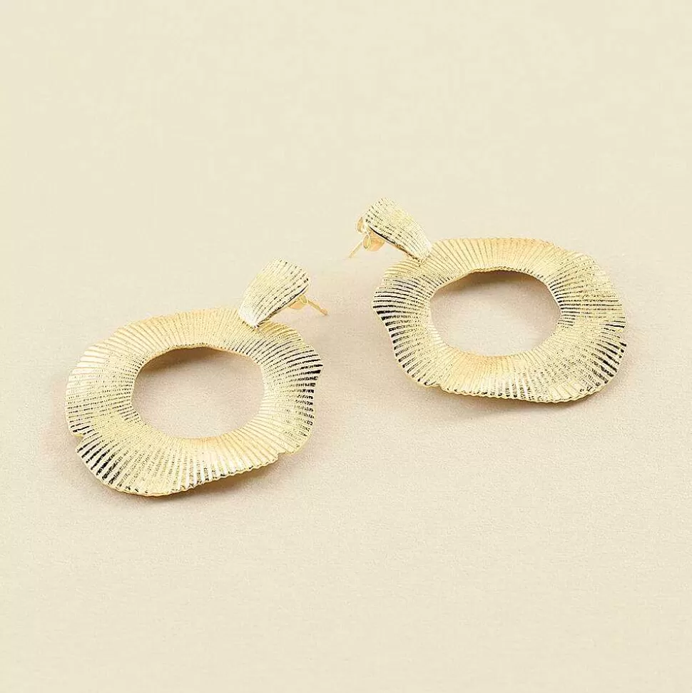 AGATHA Long Earrings Ear6Venus-Golden