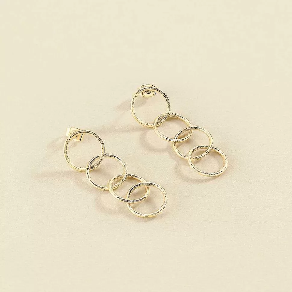 AGATHA Long Earrings Maat-Golden
