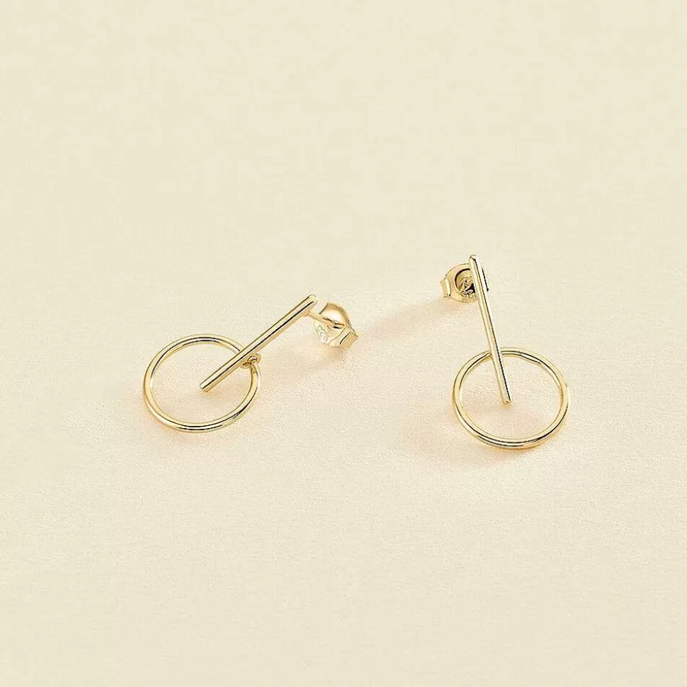 AGATHA Long Earrings Philring-Golden