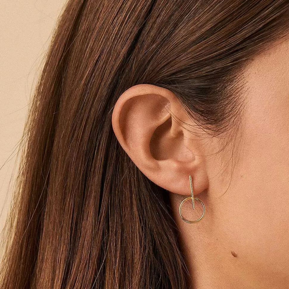AGATHA Long Earrings Philring-Golden