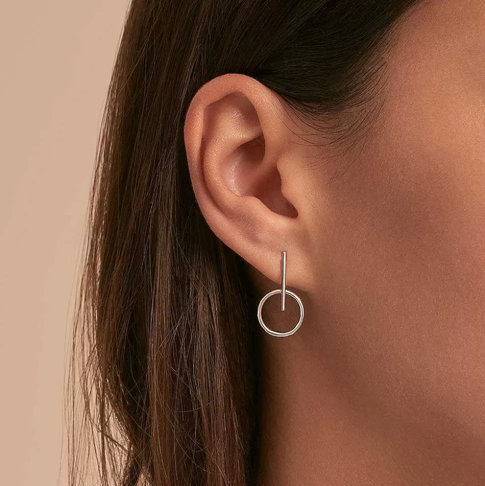 AGATHA Long Earrings Philring-Silver