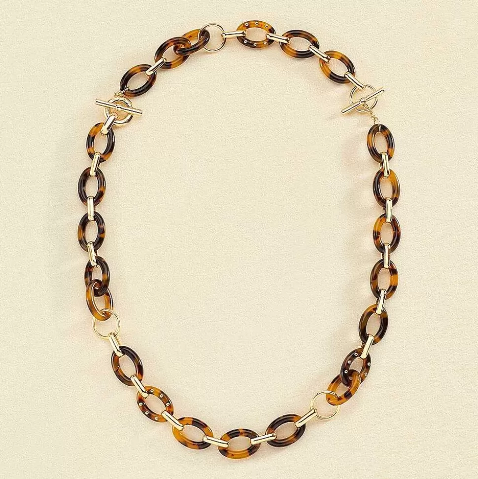 AGATHA Mid-Length Necklace Boucle-Scale/Golden
