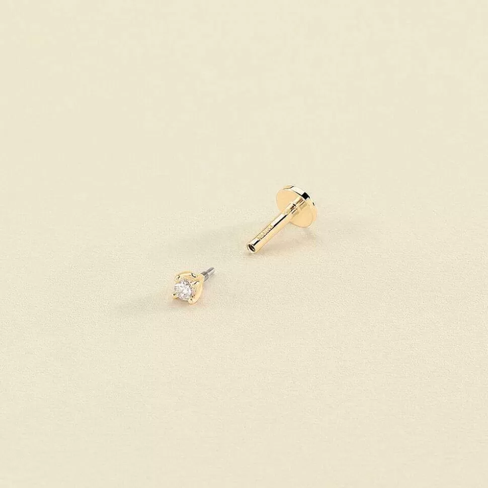 AGATHA Piercing Helix & Tragus Ear2Paula-Crystal/Golden
