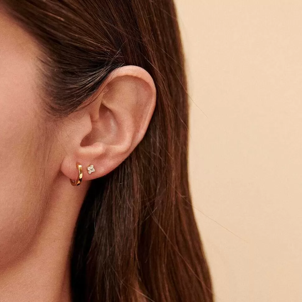 AGATHA Piercing Stud Ear1Daisy-Crystal/Golden