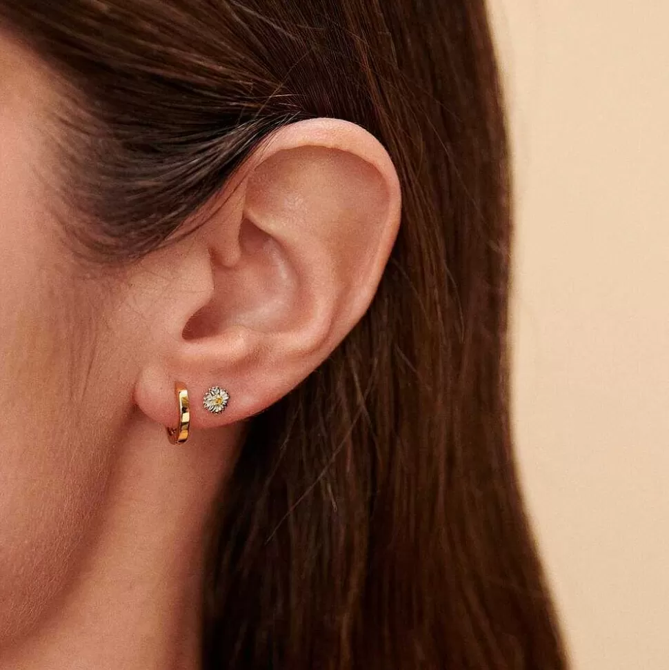 AGATHA Piercing Stud Ear2Daisy-Silver/Gold