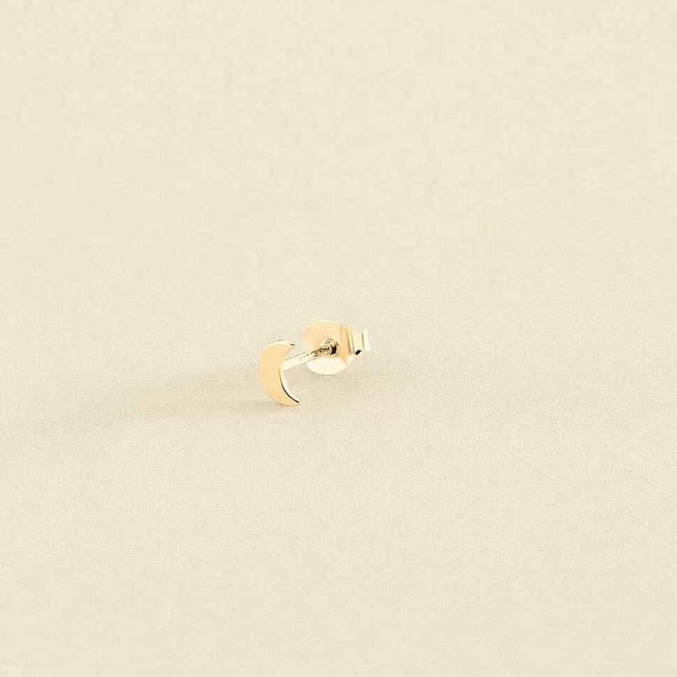 AGATHA Piercing Stud Miniluna-Golden