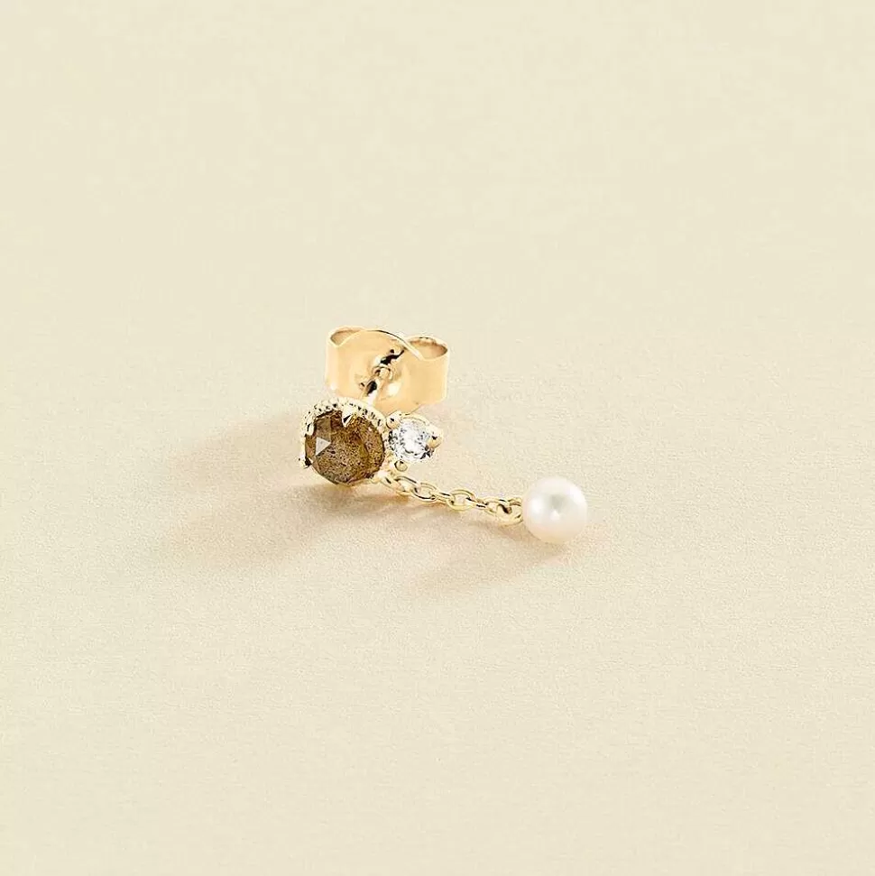 AGATHA Piercing Stud Mix & Match-Grey/Gold