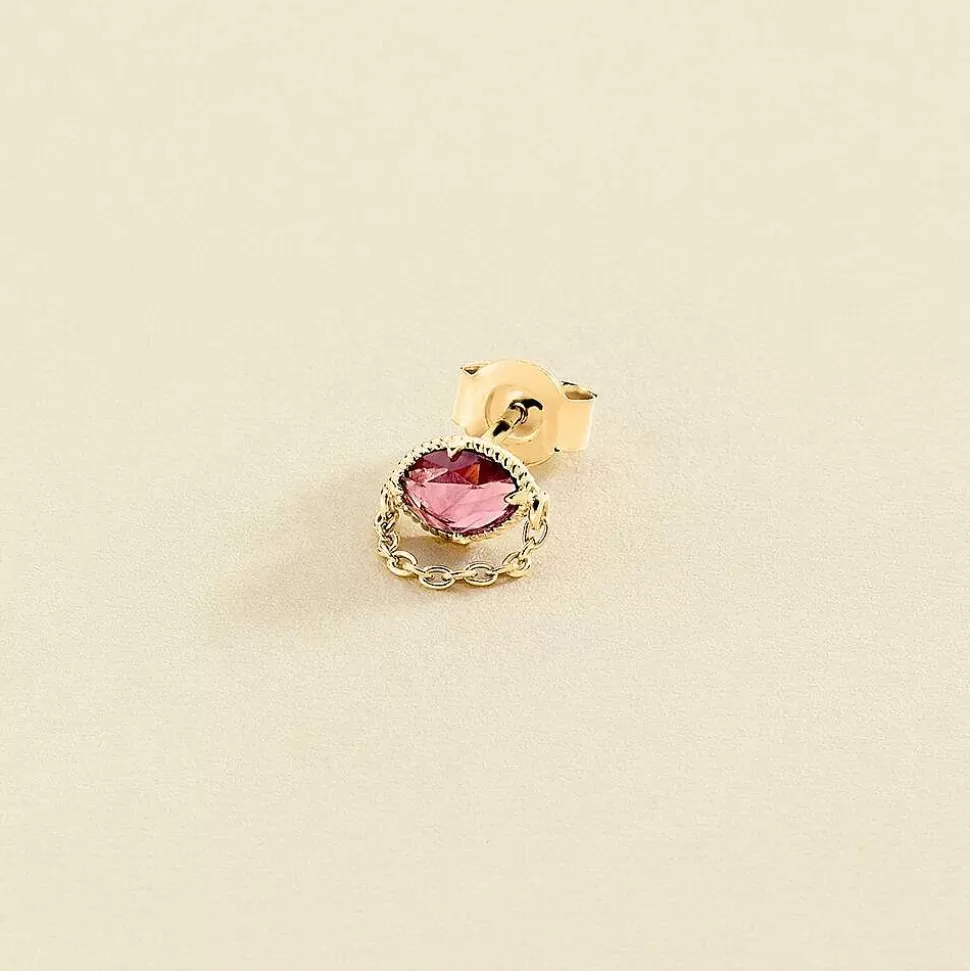 AGATHA Piercing Stud Mix & Match-Purple/Gold