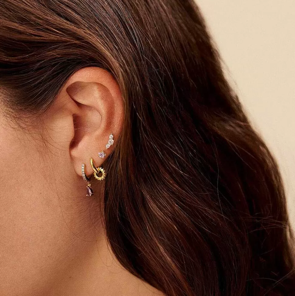 AGATHA Piercing Stud Spaceage-Lavender